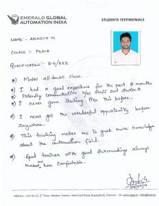 industrial automation course student testimonials